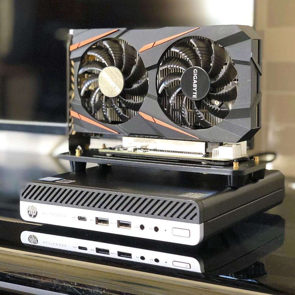 Thiết bị mở rộng card màn hình rời (eGPU) cho máy tính mini HP Lenovo ...
